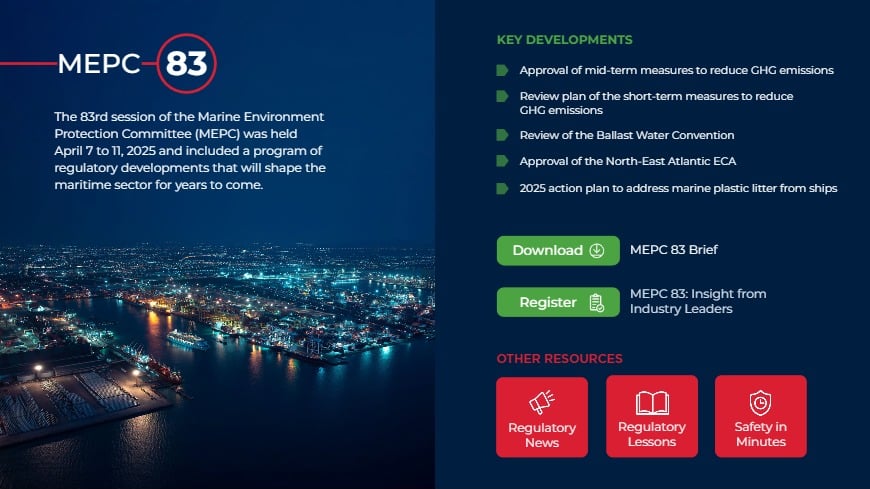 MEPC 83 - Summary Page