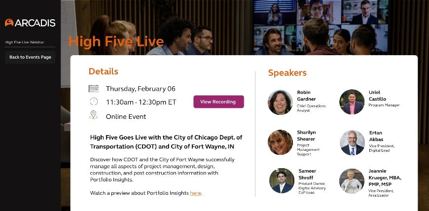 High Five Live Page