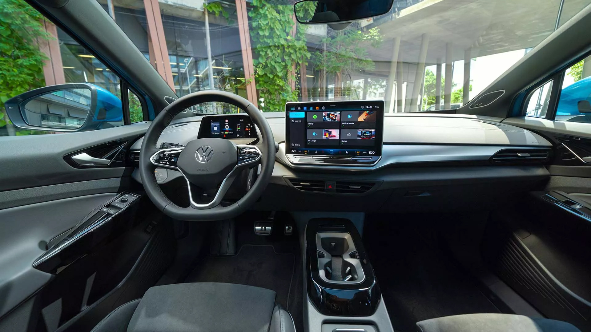 studio shot passenger car interior