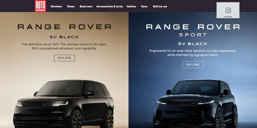 Auto Express | Range Rover SV Homepage