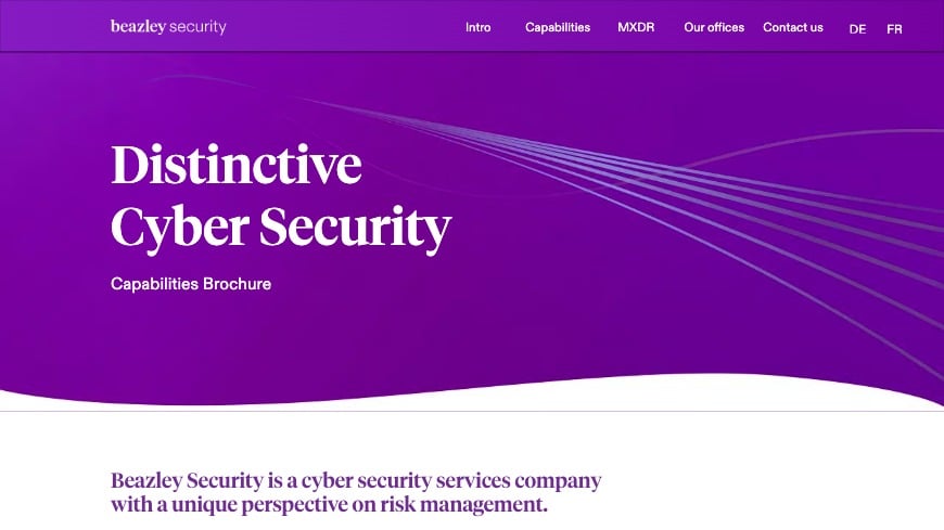 Capabilities Brochure Cyber security capabilities brochure