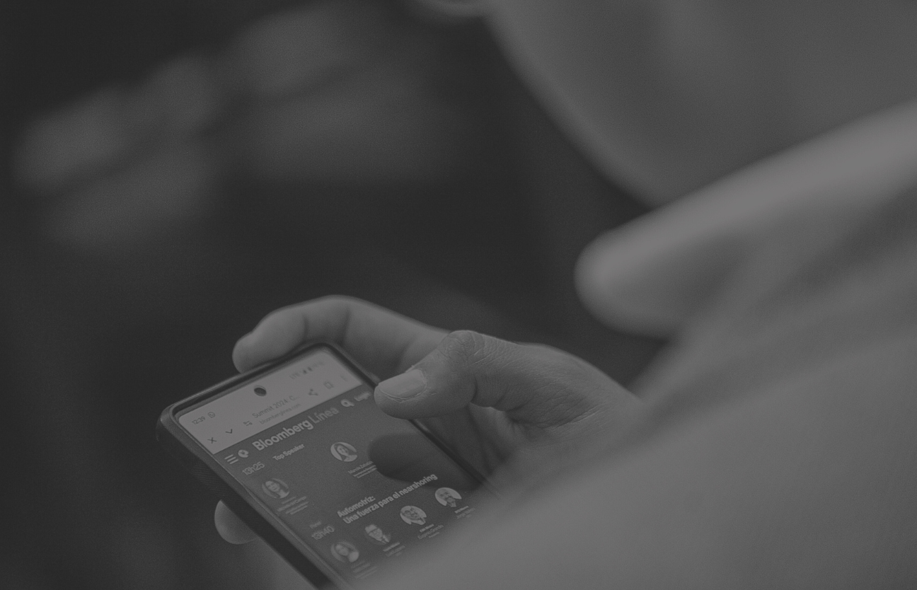 Stage: Startup CEO and Hardware Engineer Present New Product. Speakers Lead Lecture on Business, Science, Technology, Entrepreneurship, Health, Ecology, Development, Leadership and all Things Digital