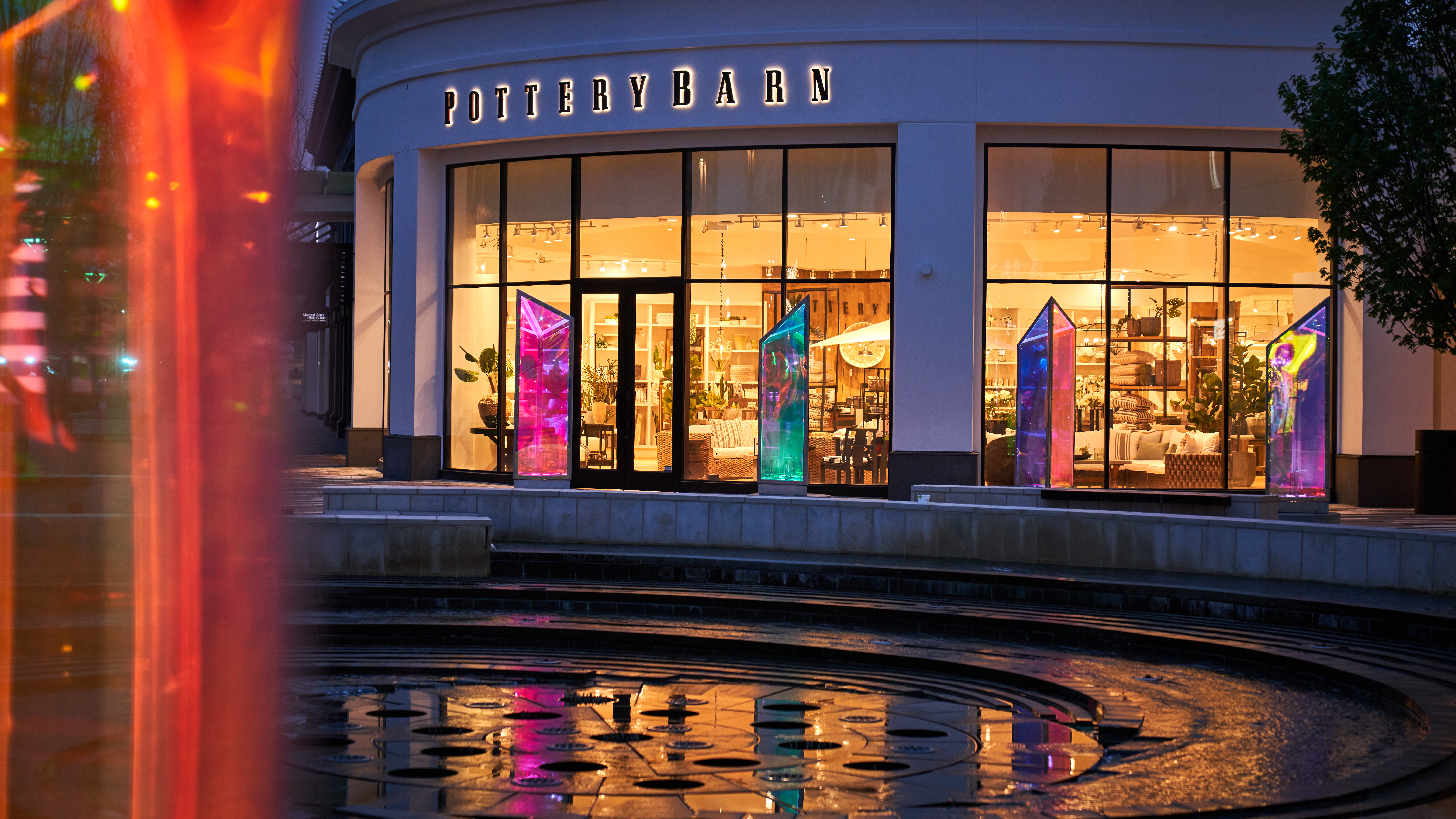 Prismatica in front of Pottery Barn