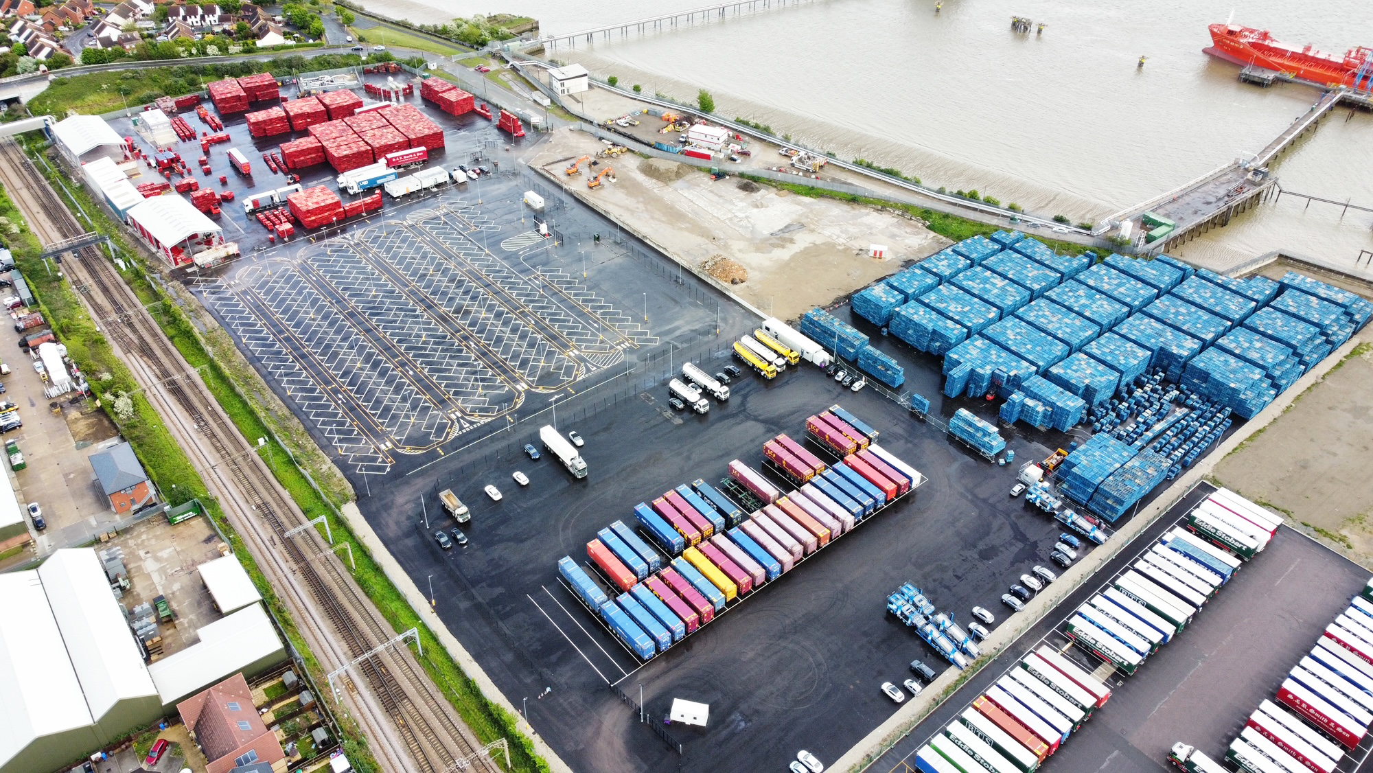 Sustainable business office building. Eco-friendly building in modern city. Green tree and sustainable glass building for reduce CO2. Office building and green environment. Healthy corporate. Go green