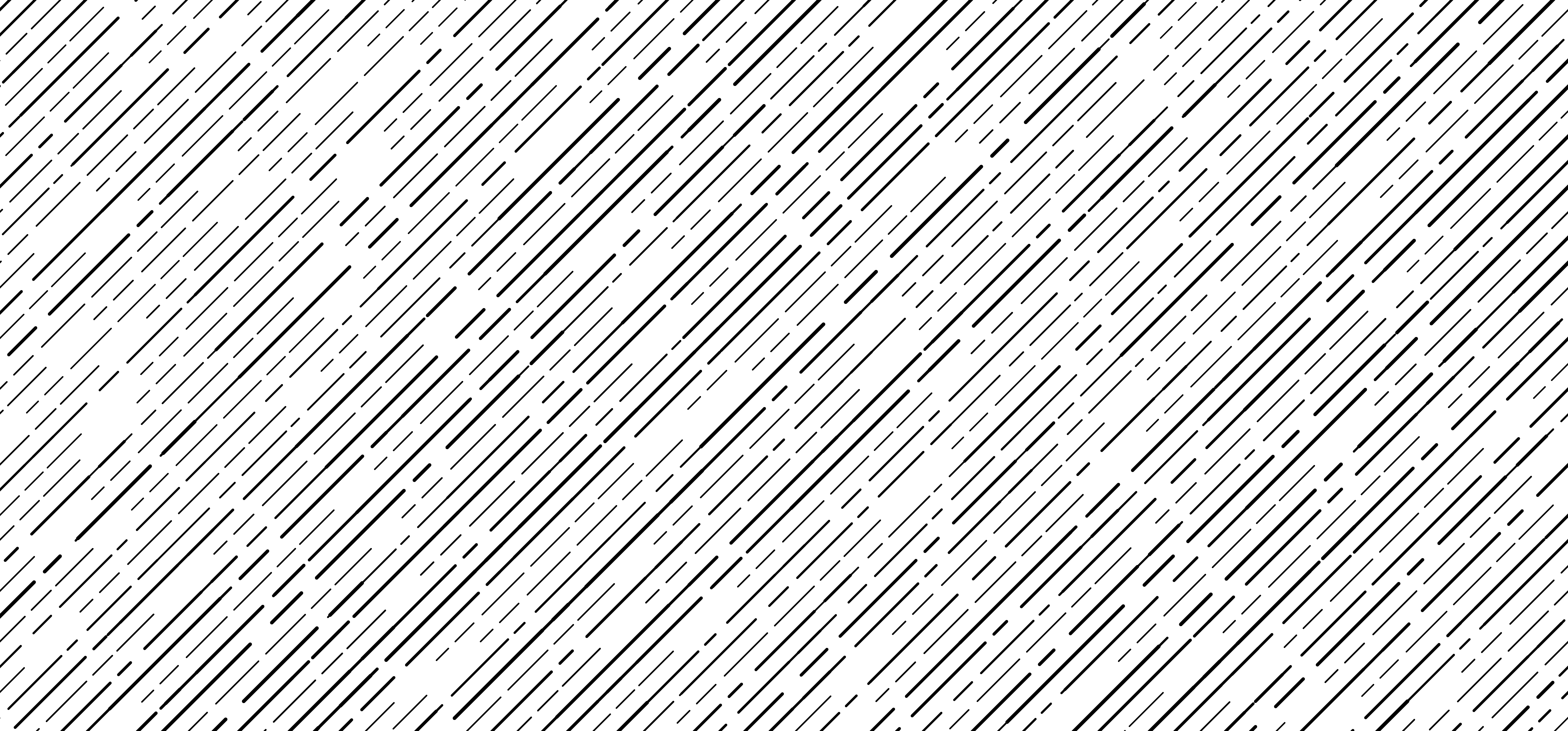 Abstract seamless black dash lines diagonal pattern on white background. Vector illustration