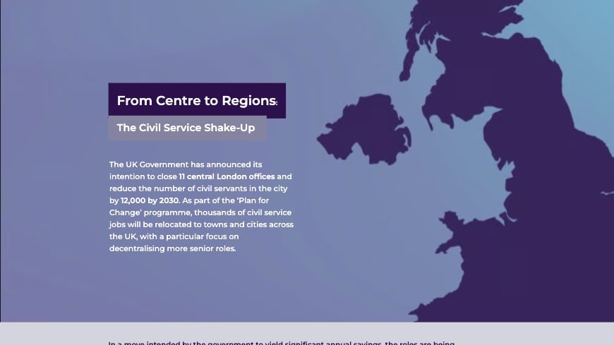 From Centre to Regions: The Civil Service Shake-Up