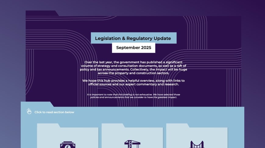 Legislation and Regulatory Update Sept 25