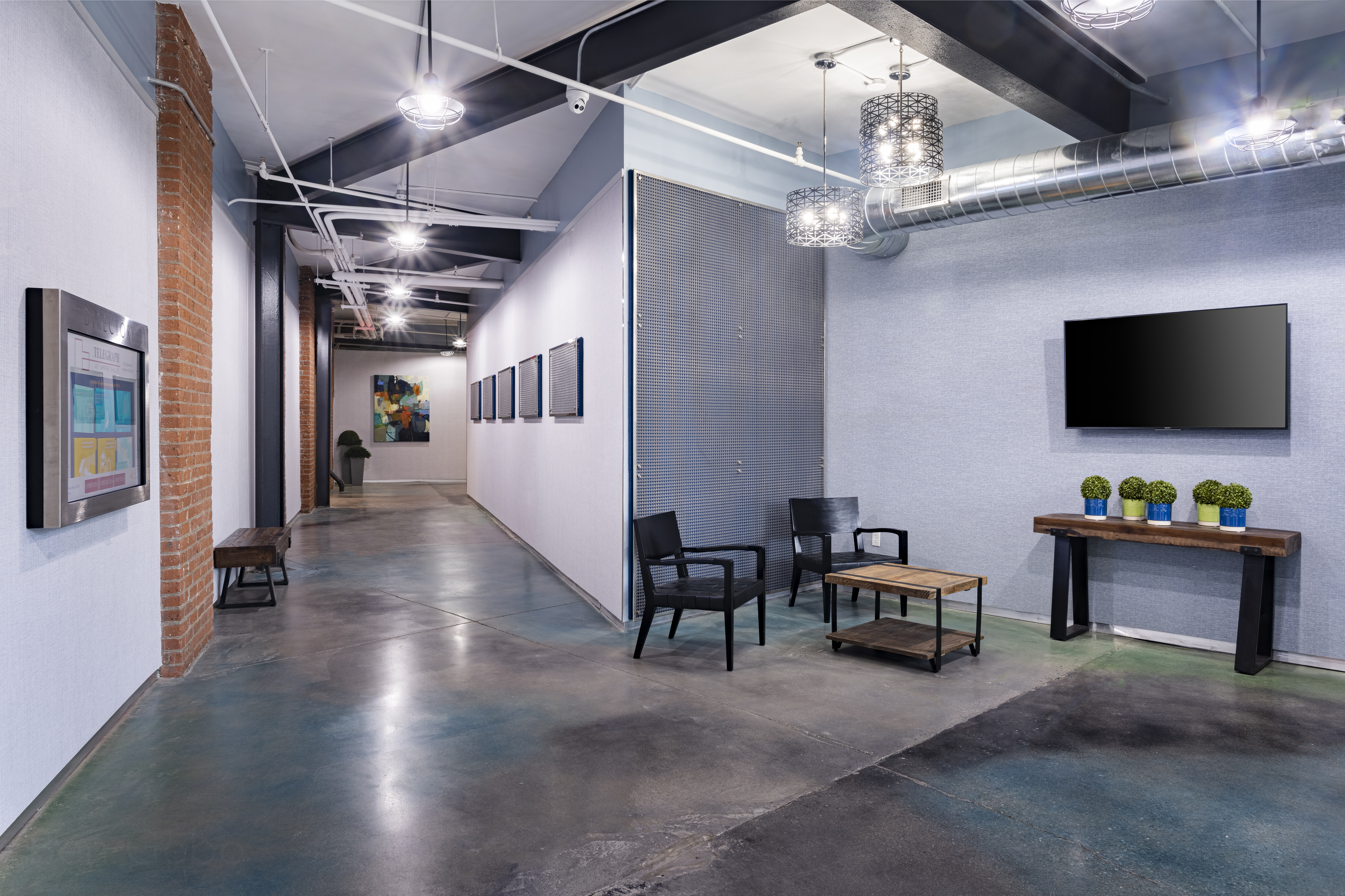 the bridge at camelback ,  phoenix arizona office leasing, colliers, available space, second floor view, elevator connecting to parking
