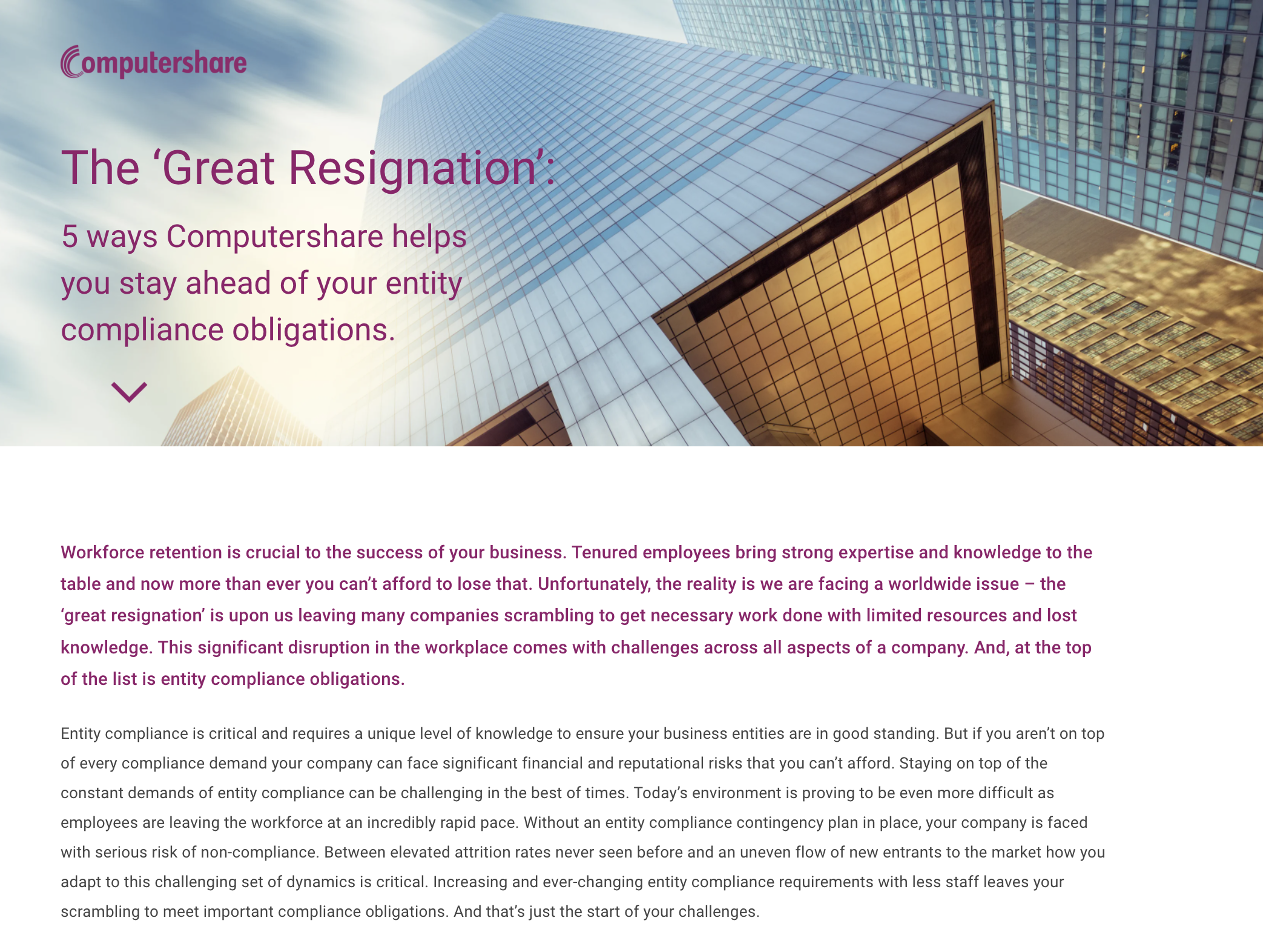 5 Ways Computershare keeps your entity compliance on track The Great ...