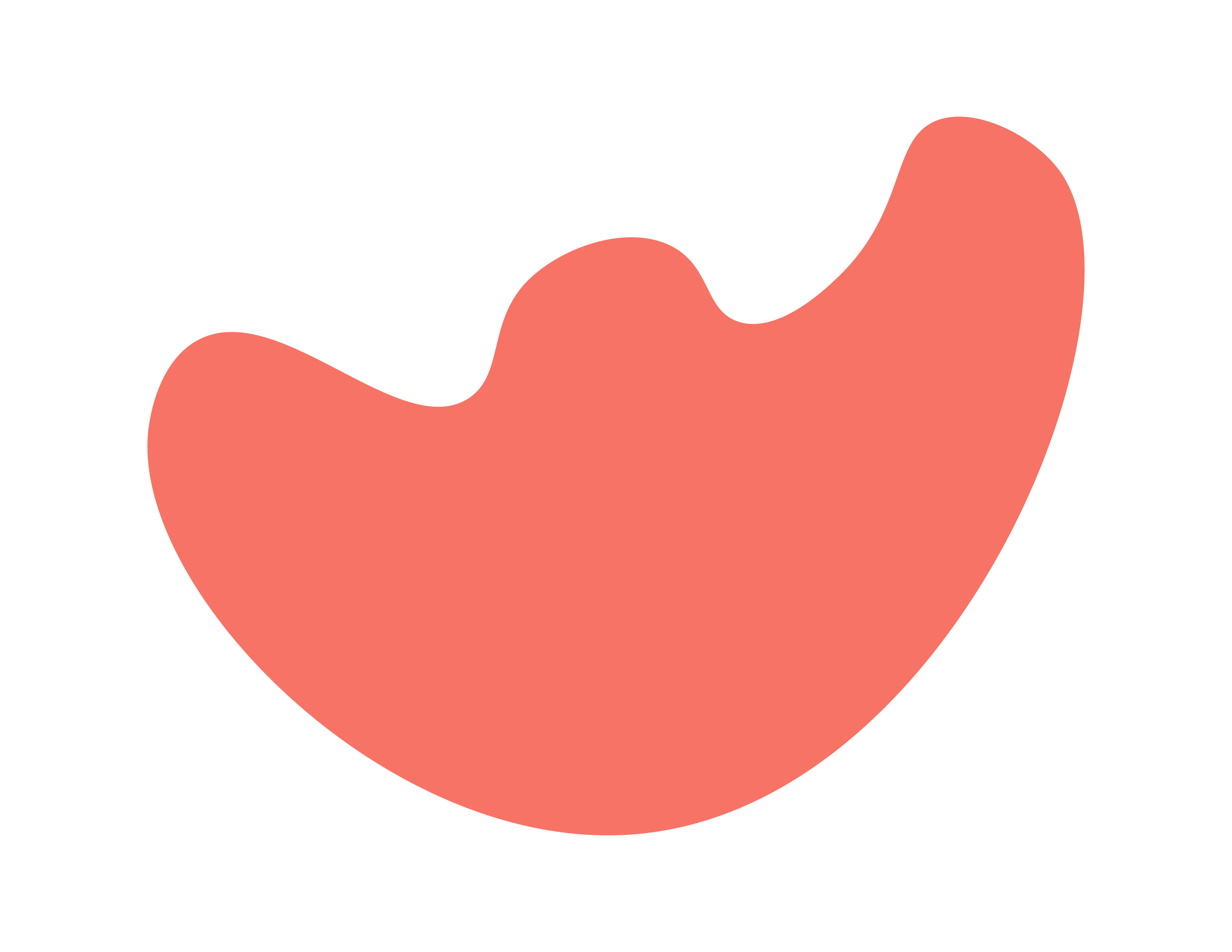 Red oblong shape.