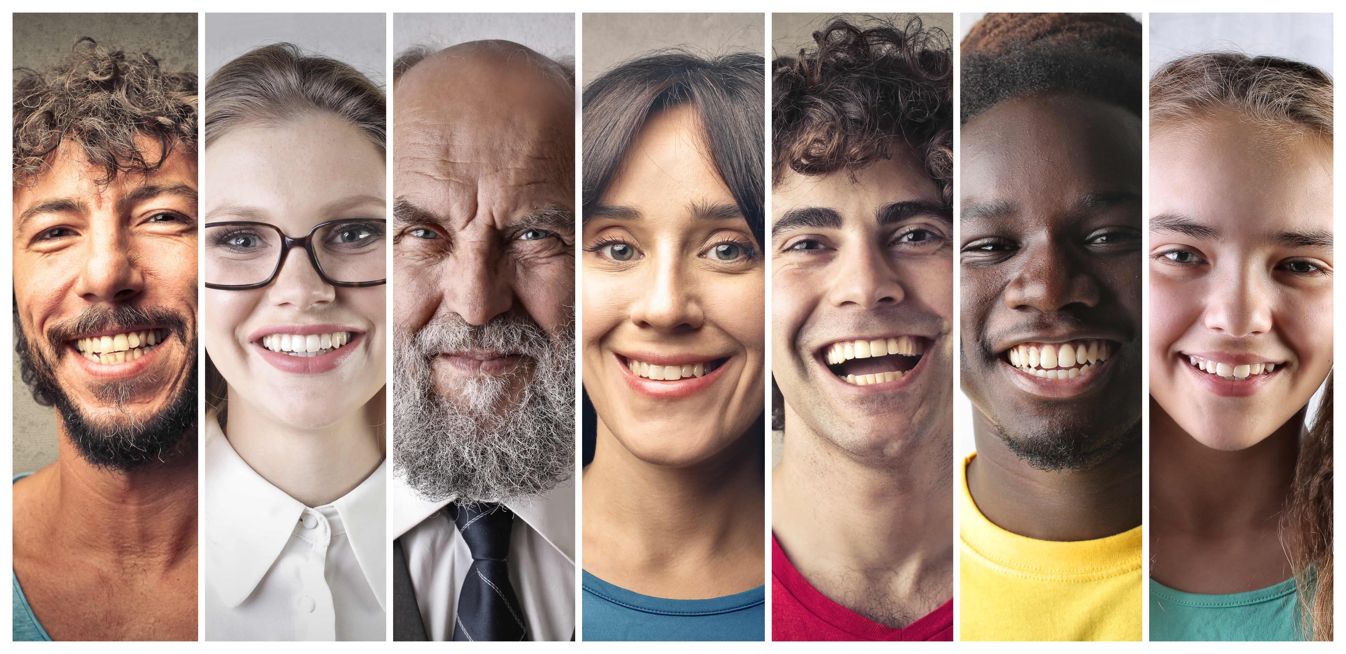 Pictrues of people with different age
