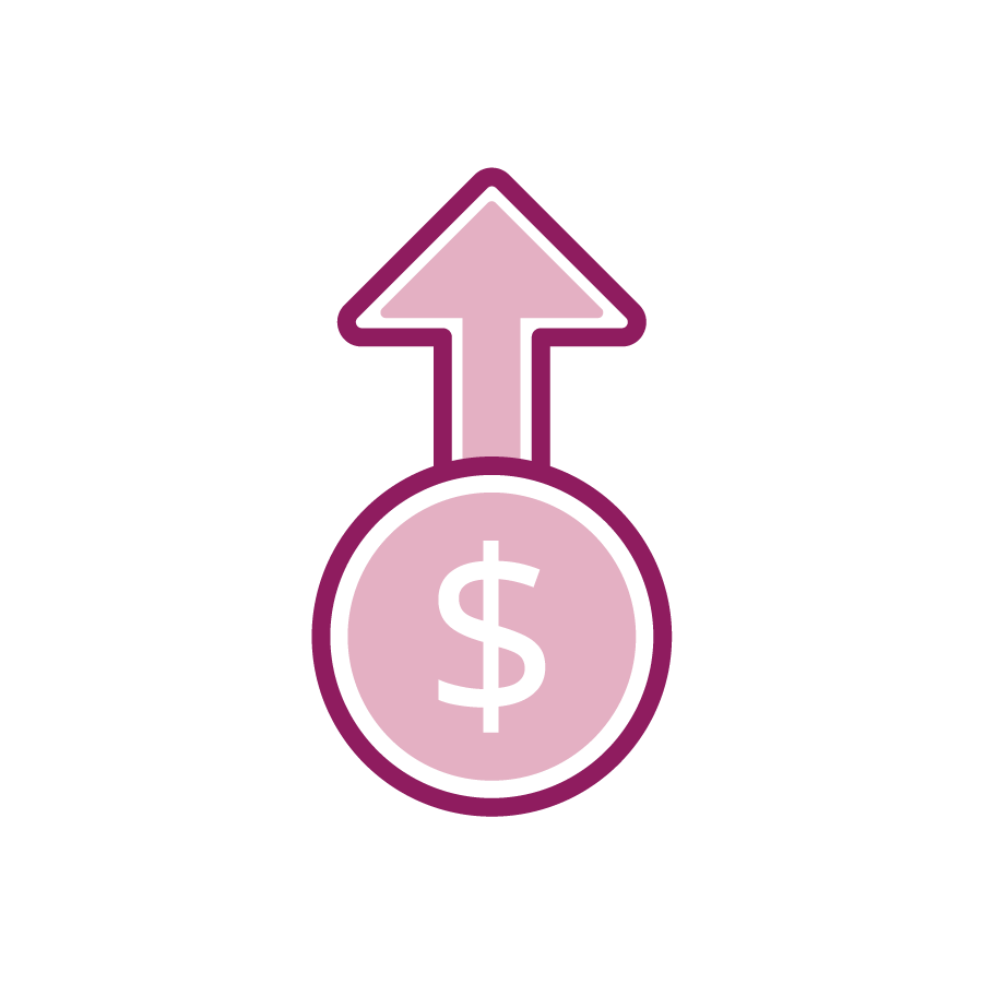revenue gain icon