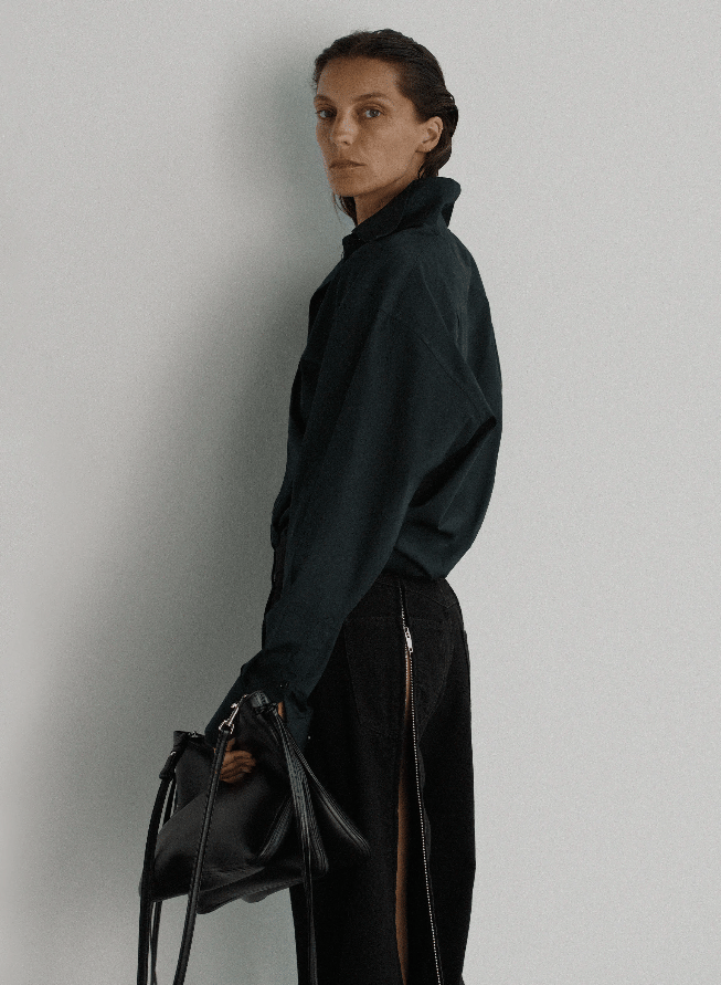 PHOEBE PHILO ギグポーチ（ブラック／ホワイト／カーキ） PHOEBE PHILO | BAGS