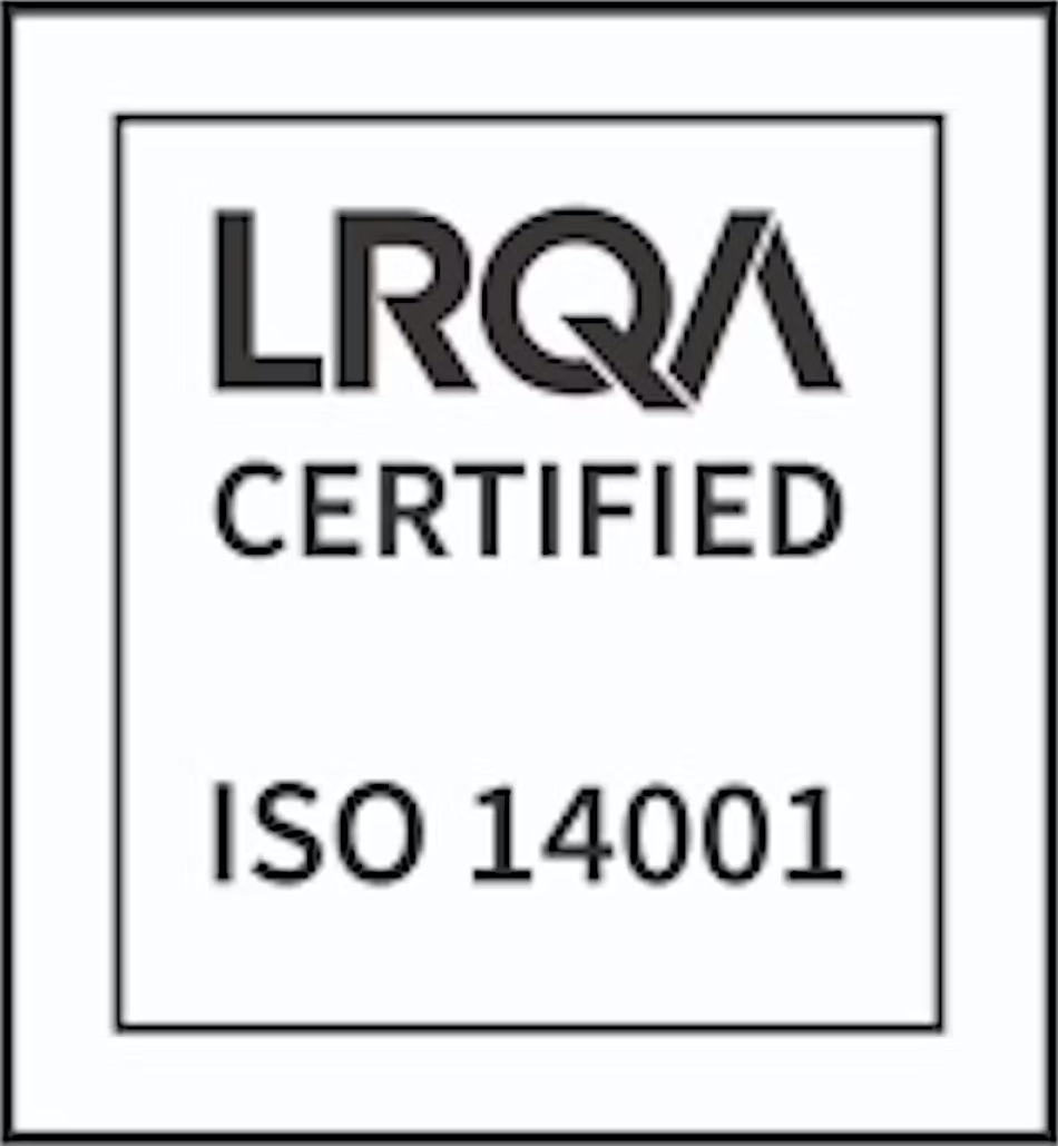 LRQA Certified ISO 14001