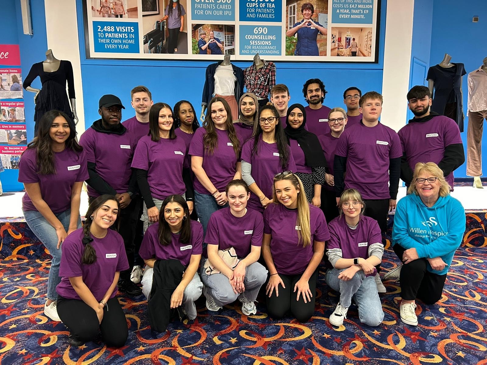 Dentons trainee volunteers