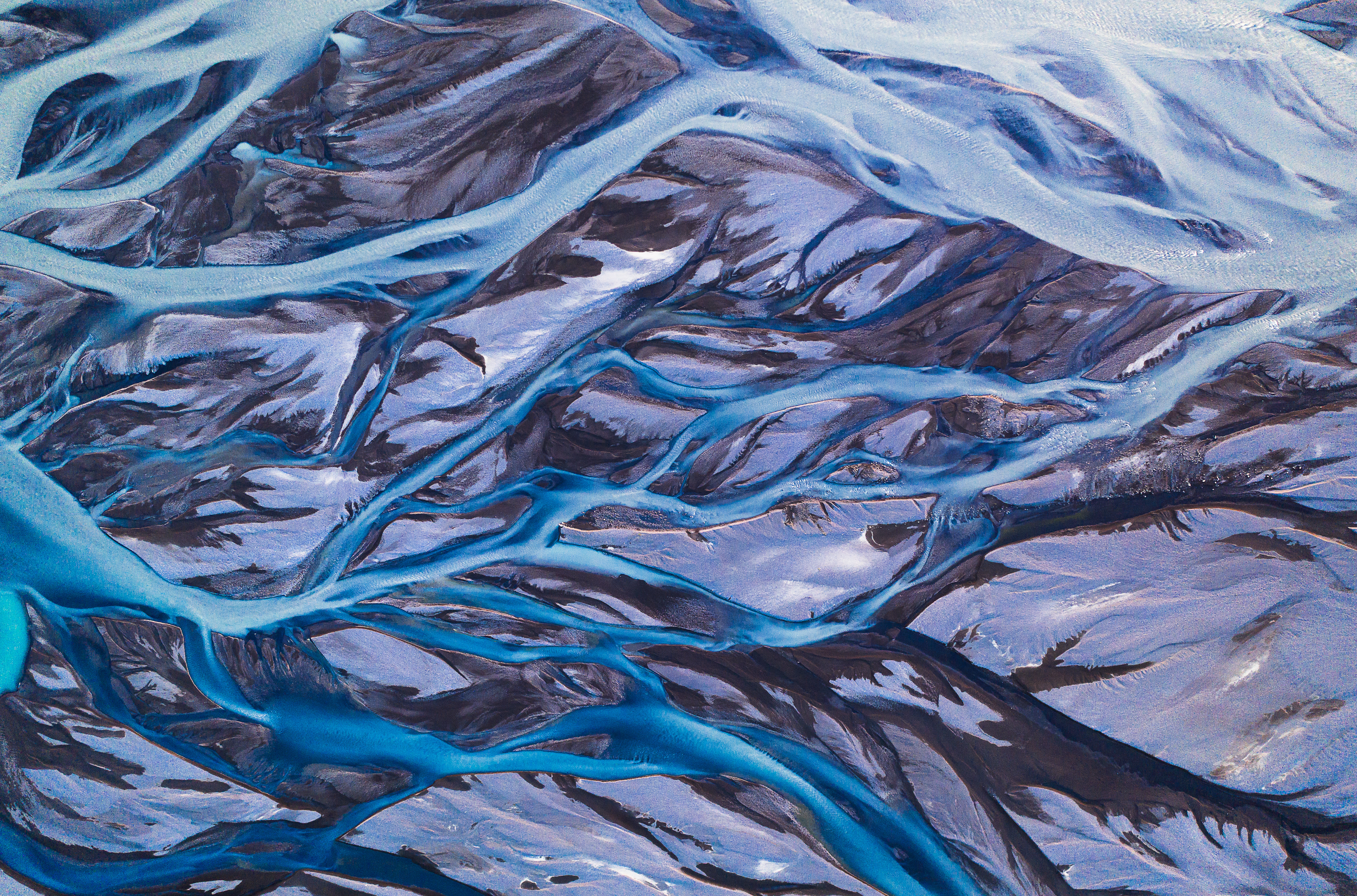 Abstract image of ice