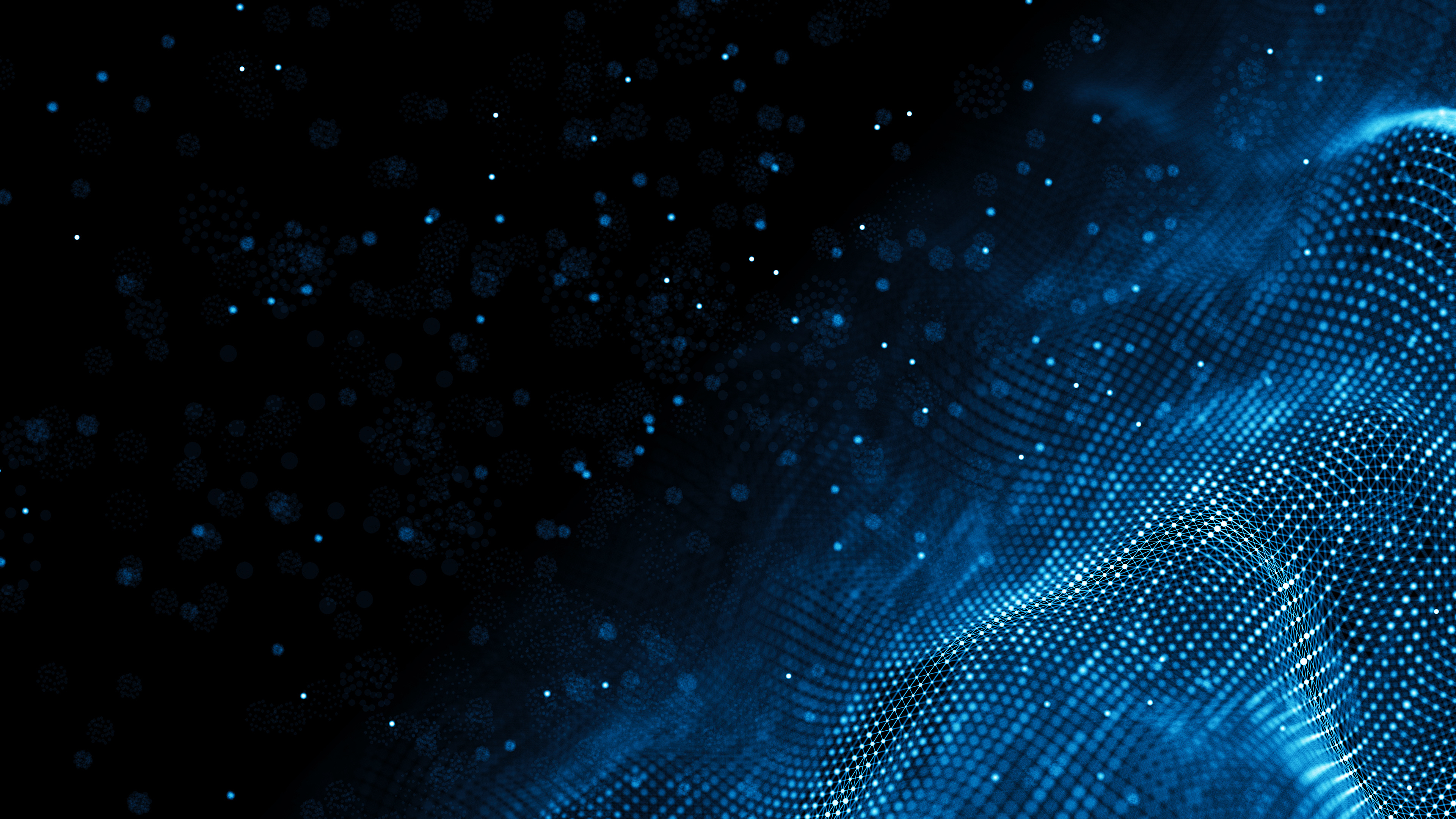 Abstract background with dots and lines

