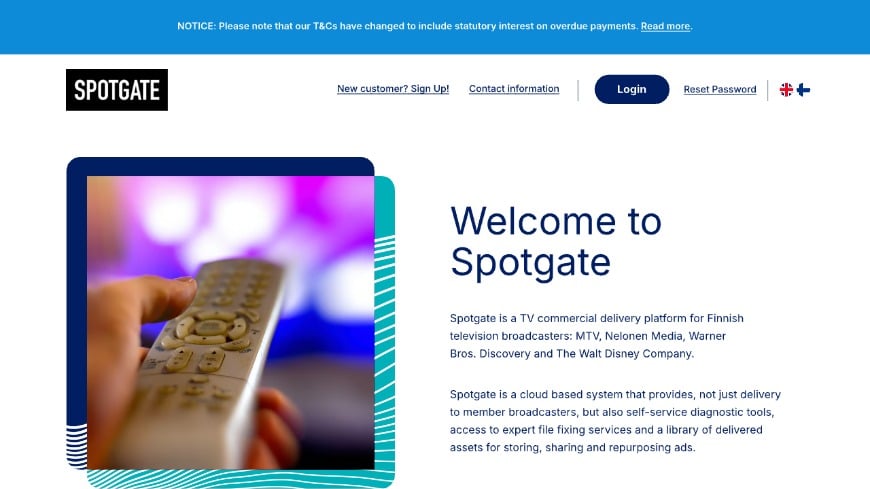 Spotgate Landing Page - March 2023