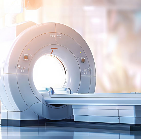 An image of an opening of a medical scanning device