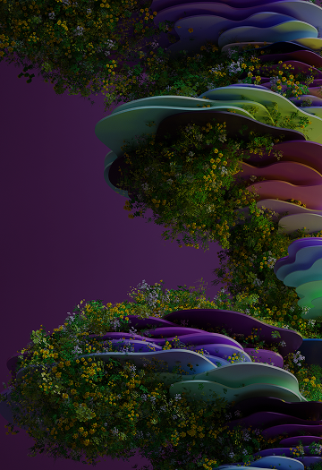 Image of a natural greenery landscape along the coast