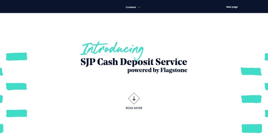 Introducing SJP Cash Deposit Platform
