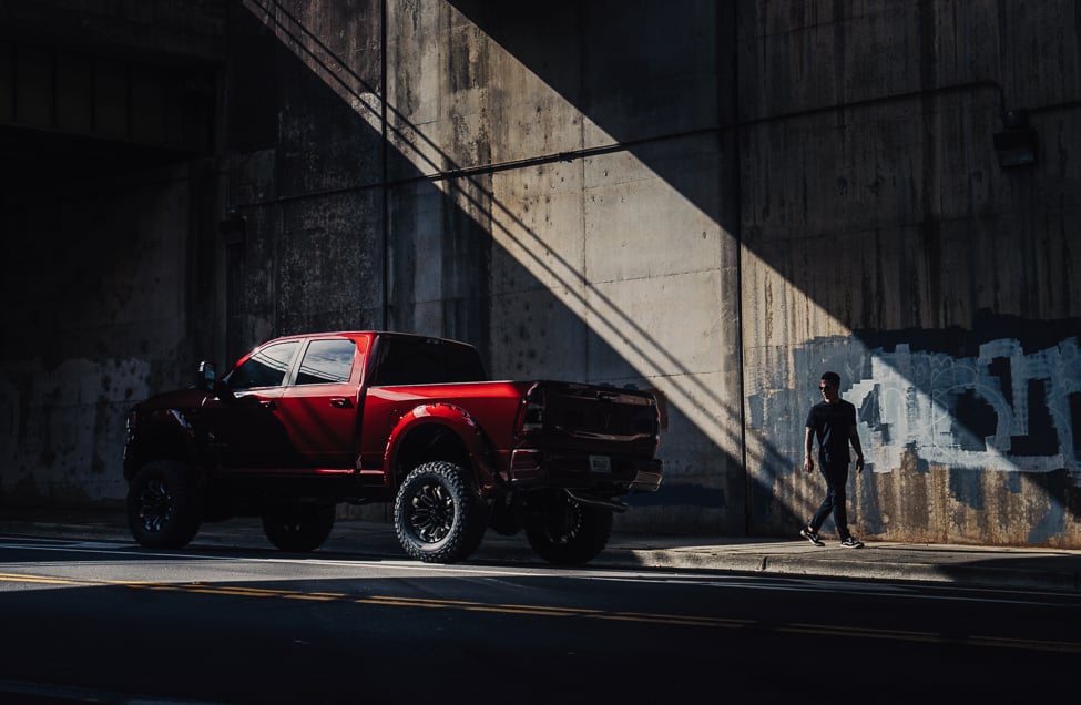 Black widow truck foley