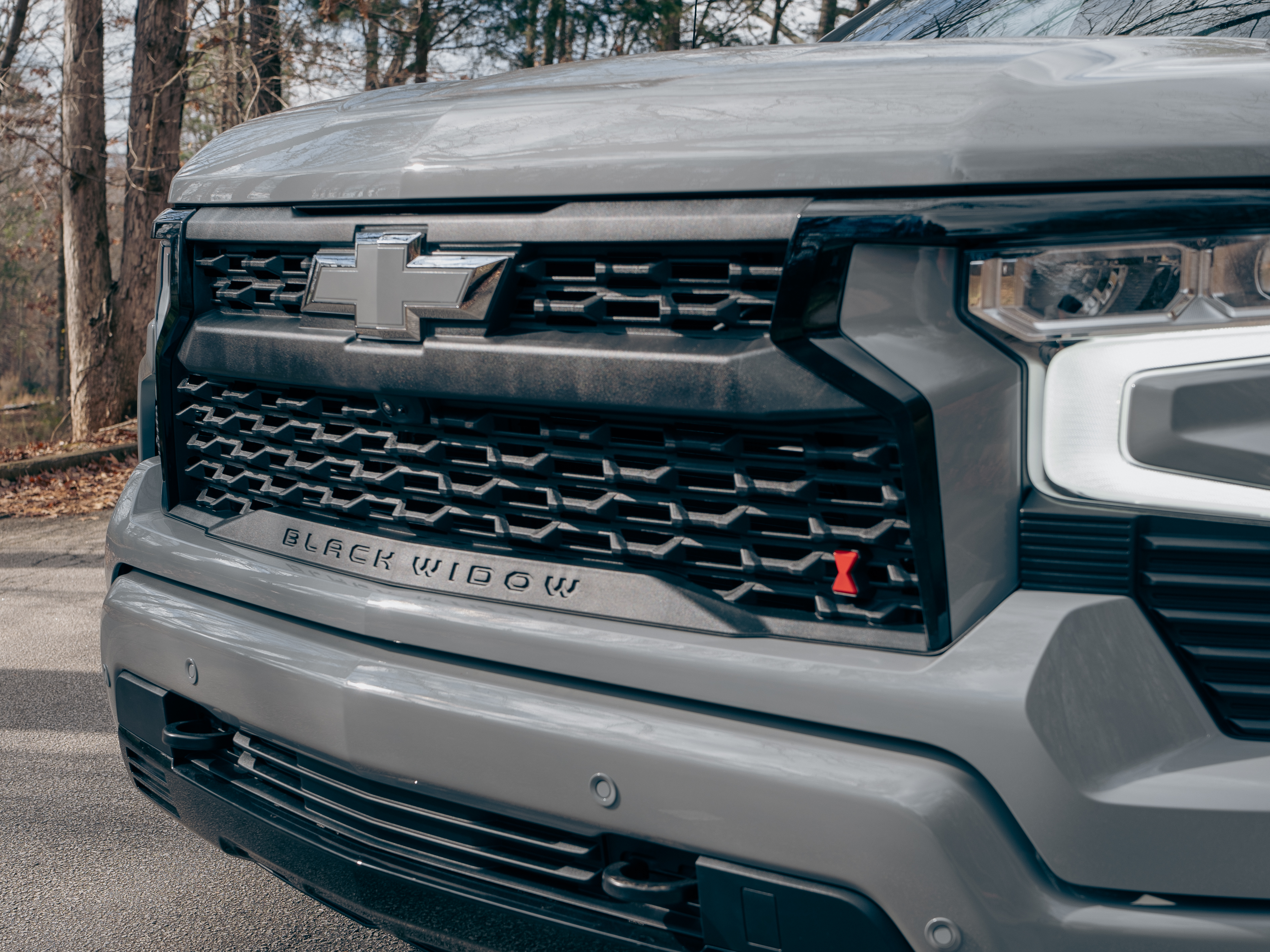 Black Widow Silverado Grille