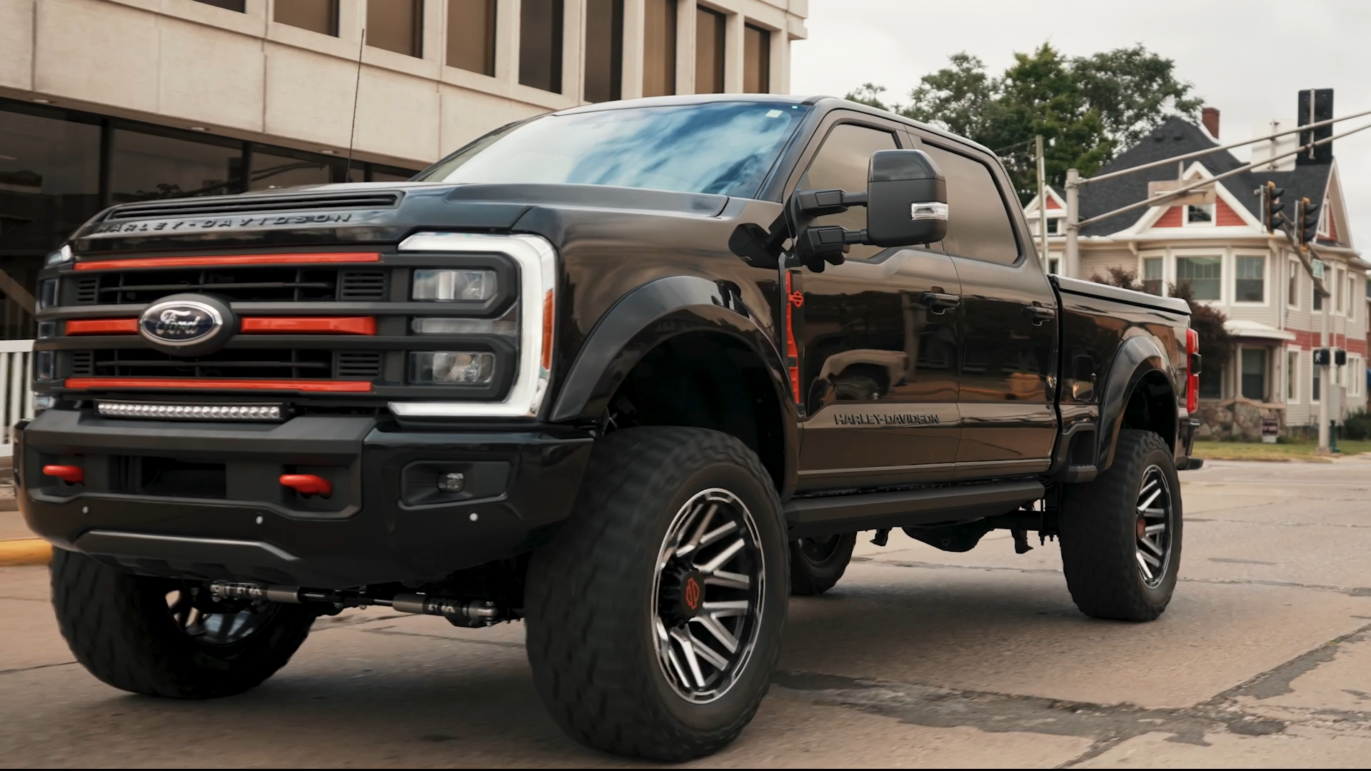 Harley-Davidson Super Duty Black with orange accents