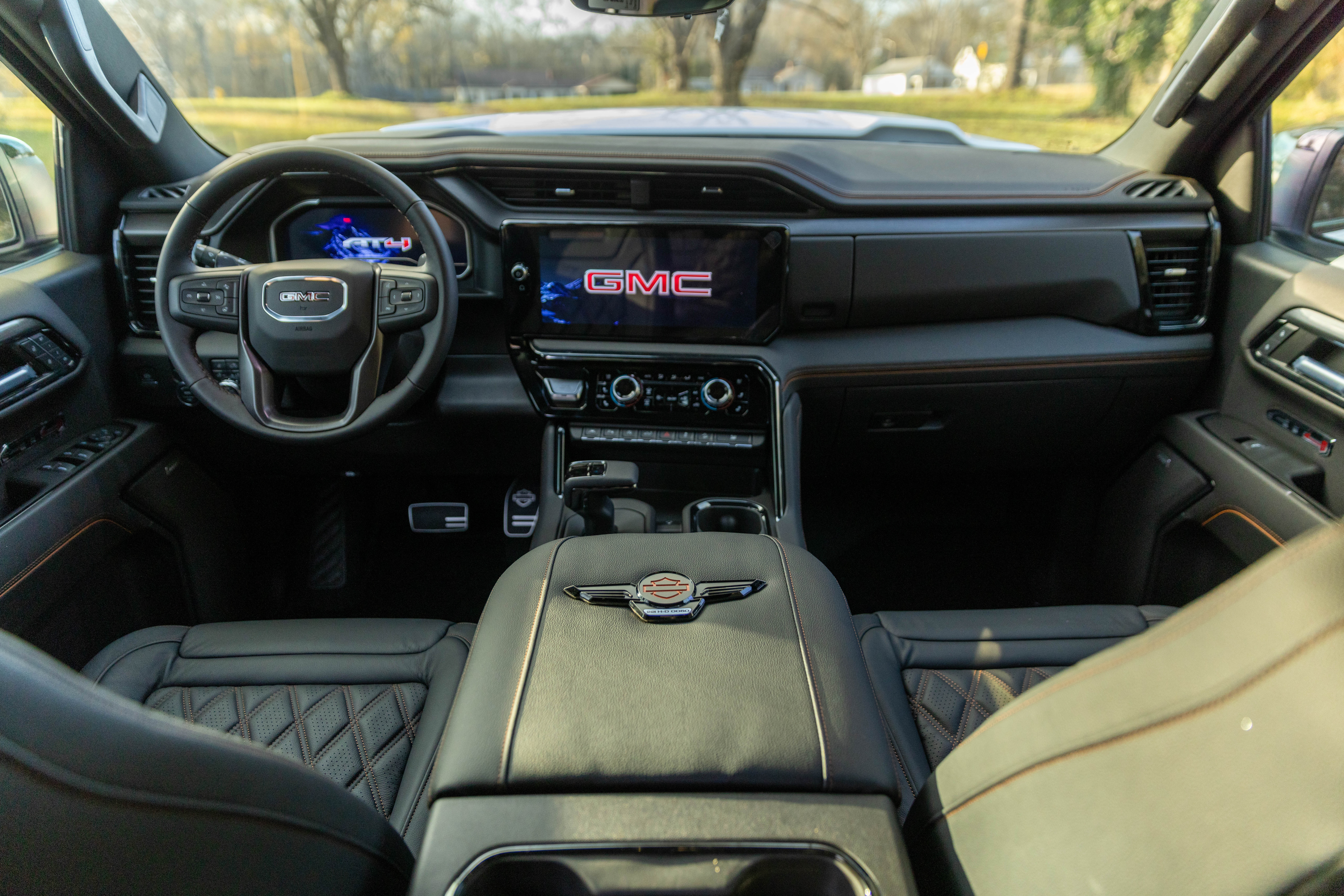 Interior Dashboard and Windshield - limited edition Harley-Davidson Trucks GMC