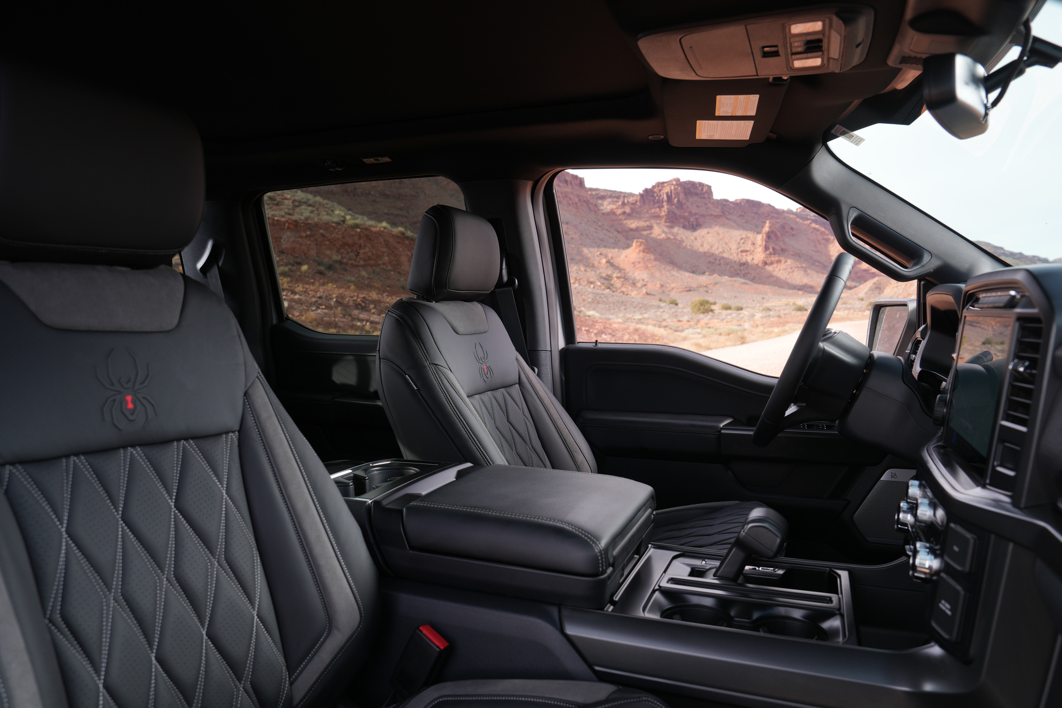 F150 Black Widow custom interior