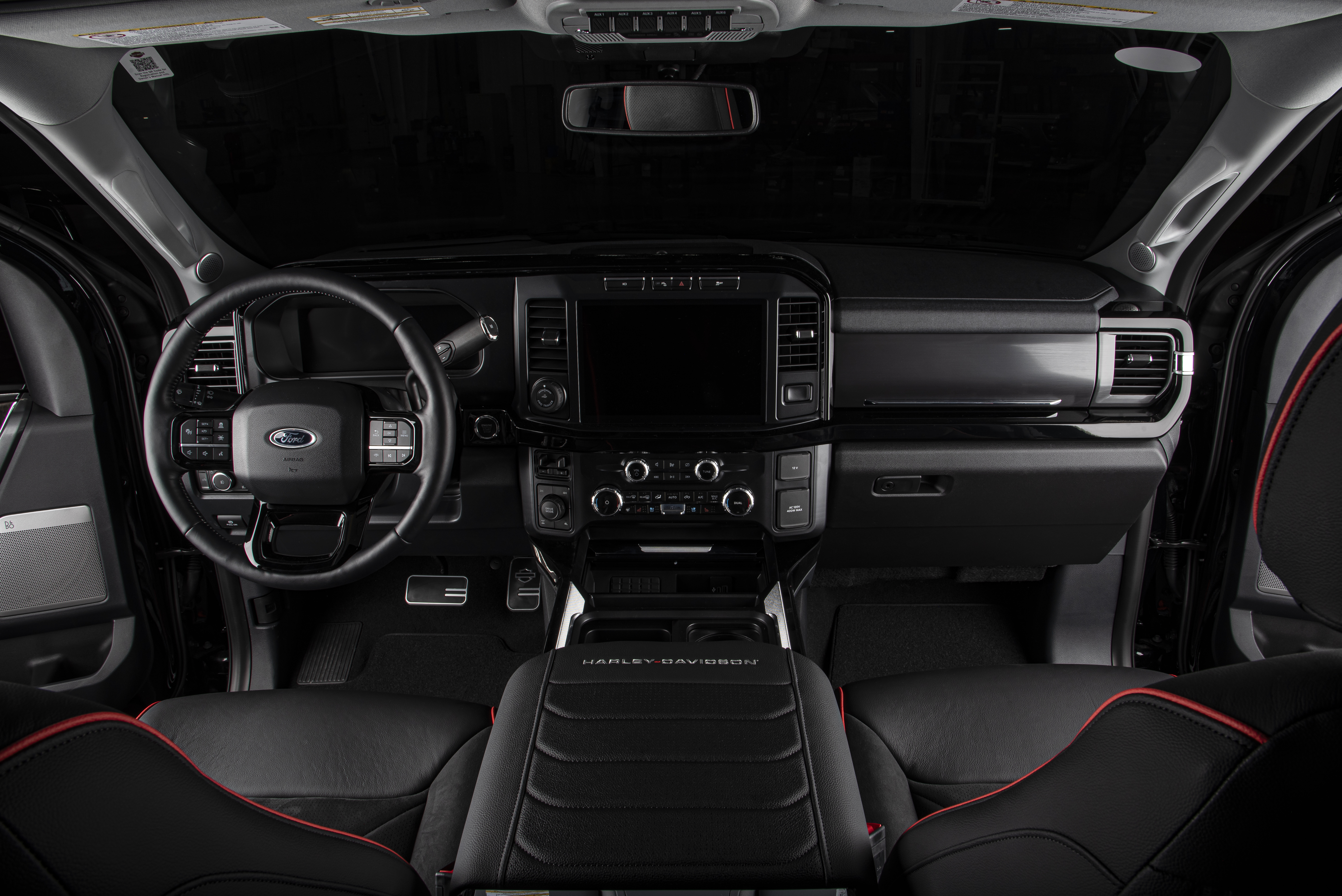 harley-davidson lifted Trucks interior ford superduty- FOX Factory Vehicles