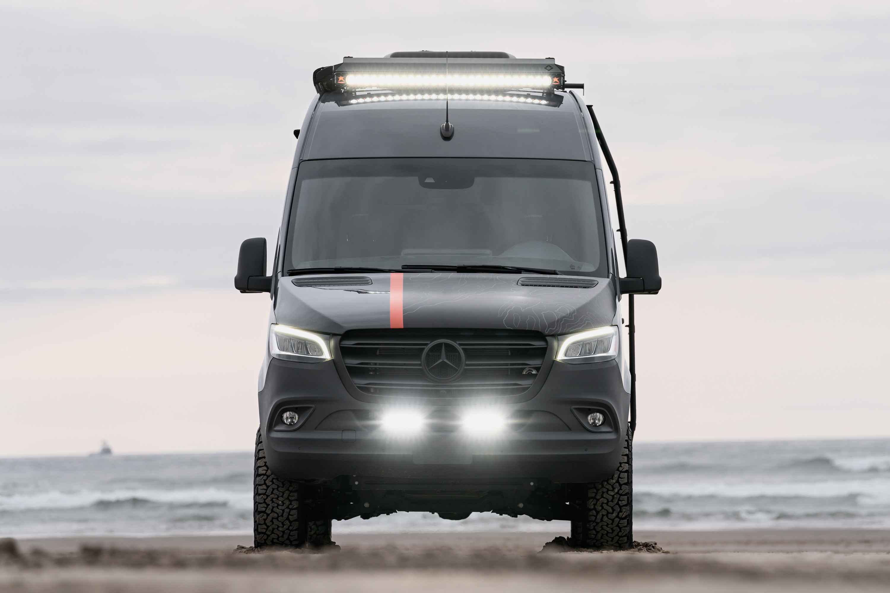Mercedes Sprinter Van Conversion - Outside Van - Fox Factory Vehicles