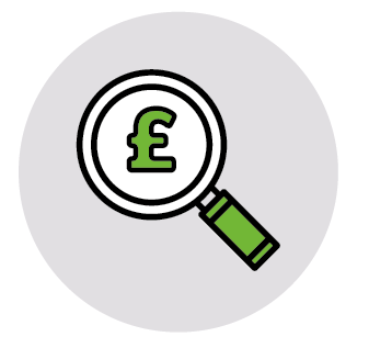 icon depicting spending