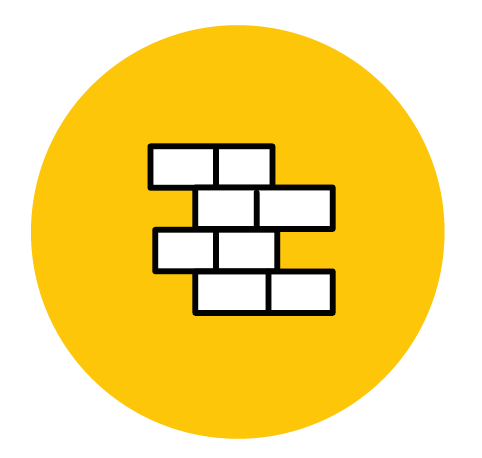 icon of bricks depicting building