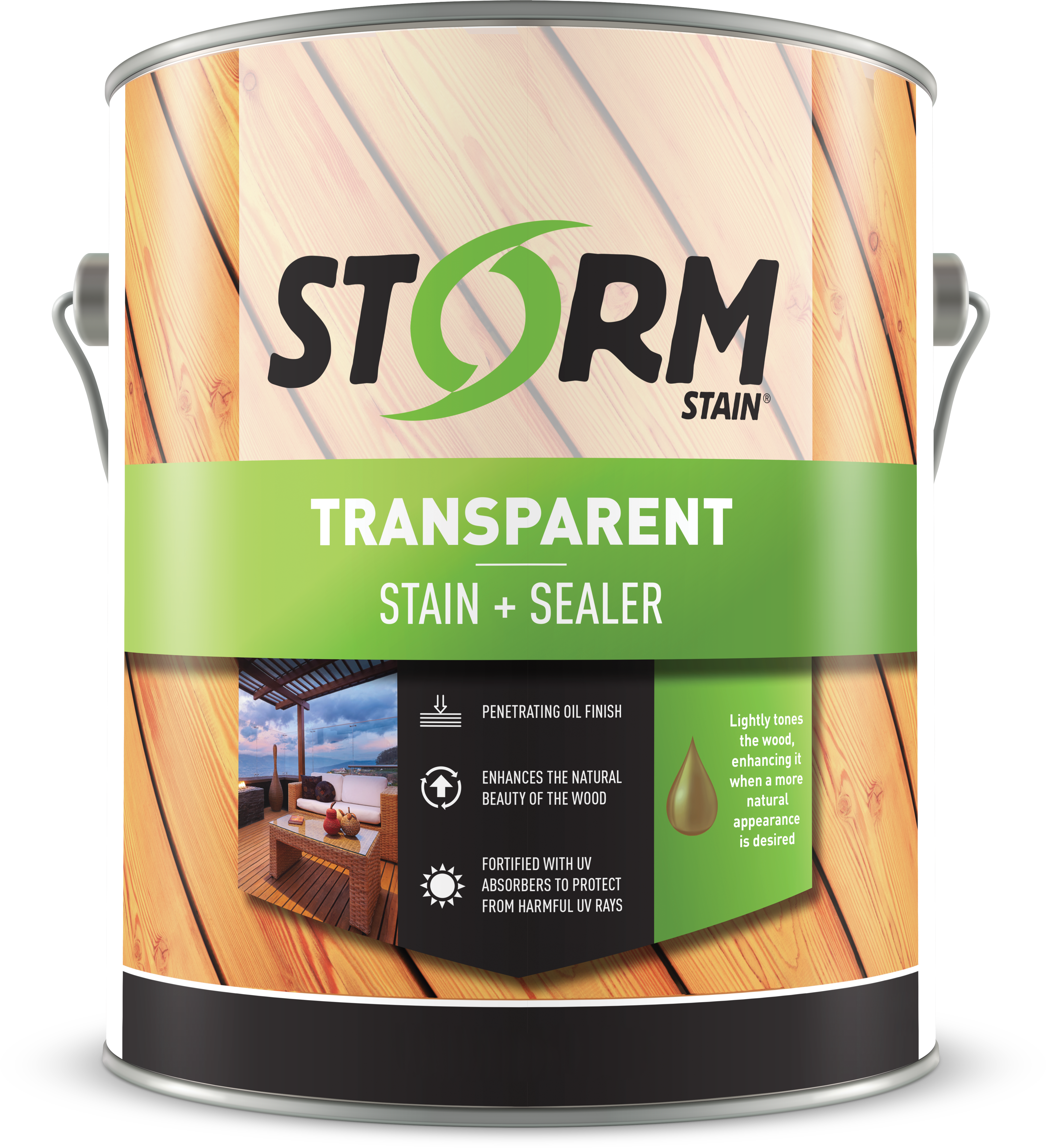 Storm Stain  Transparent Stain + Sealer 200XX