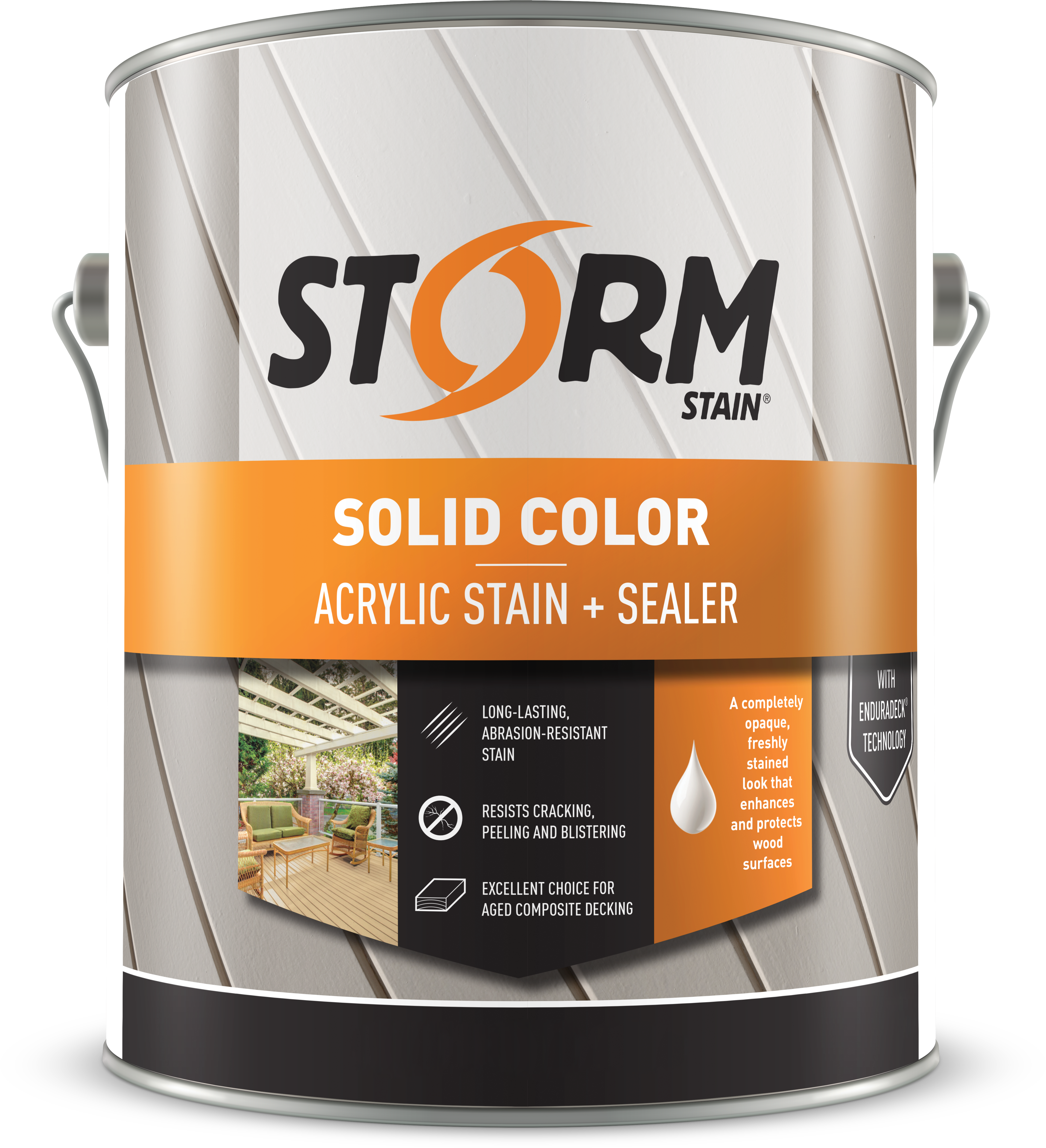 Storm Stain  Solid Stain + Sealer 418XX