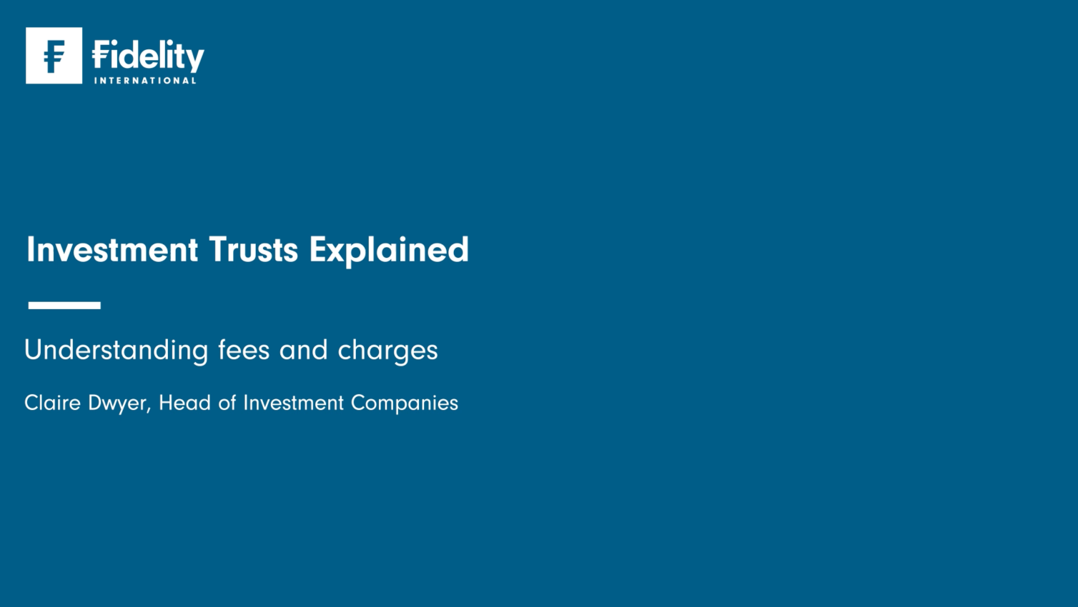 Understanding fees screen