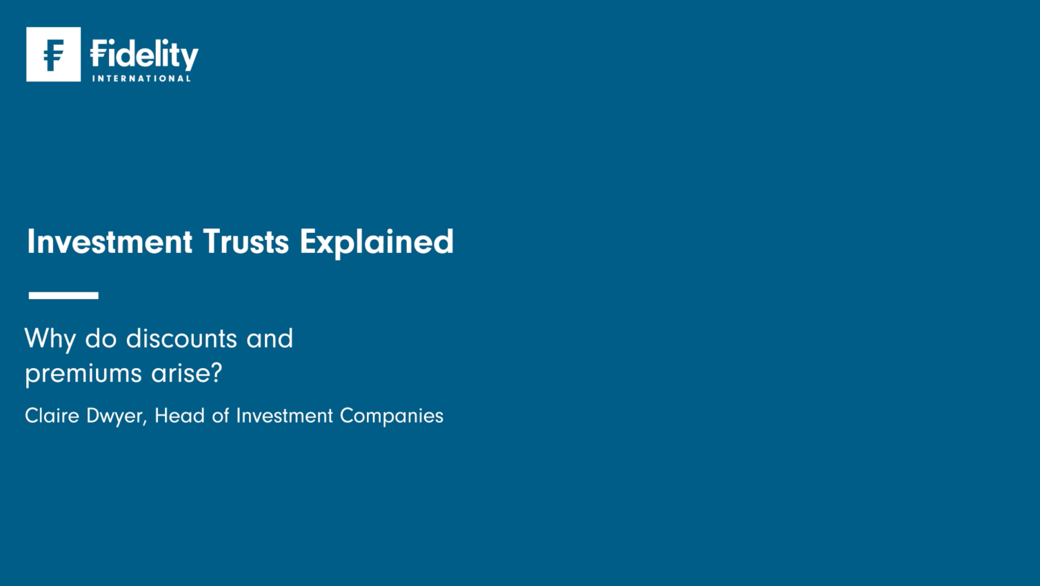 Why discounts arise screen