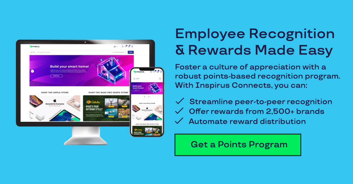 Connects Plus Inspirus Connects Plus: Points-Based Employee Recognition