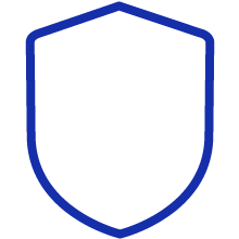 Shield and exclamation point icon