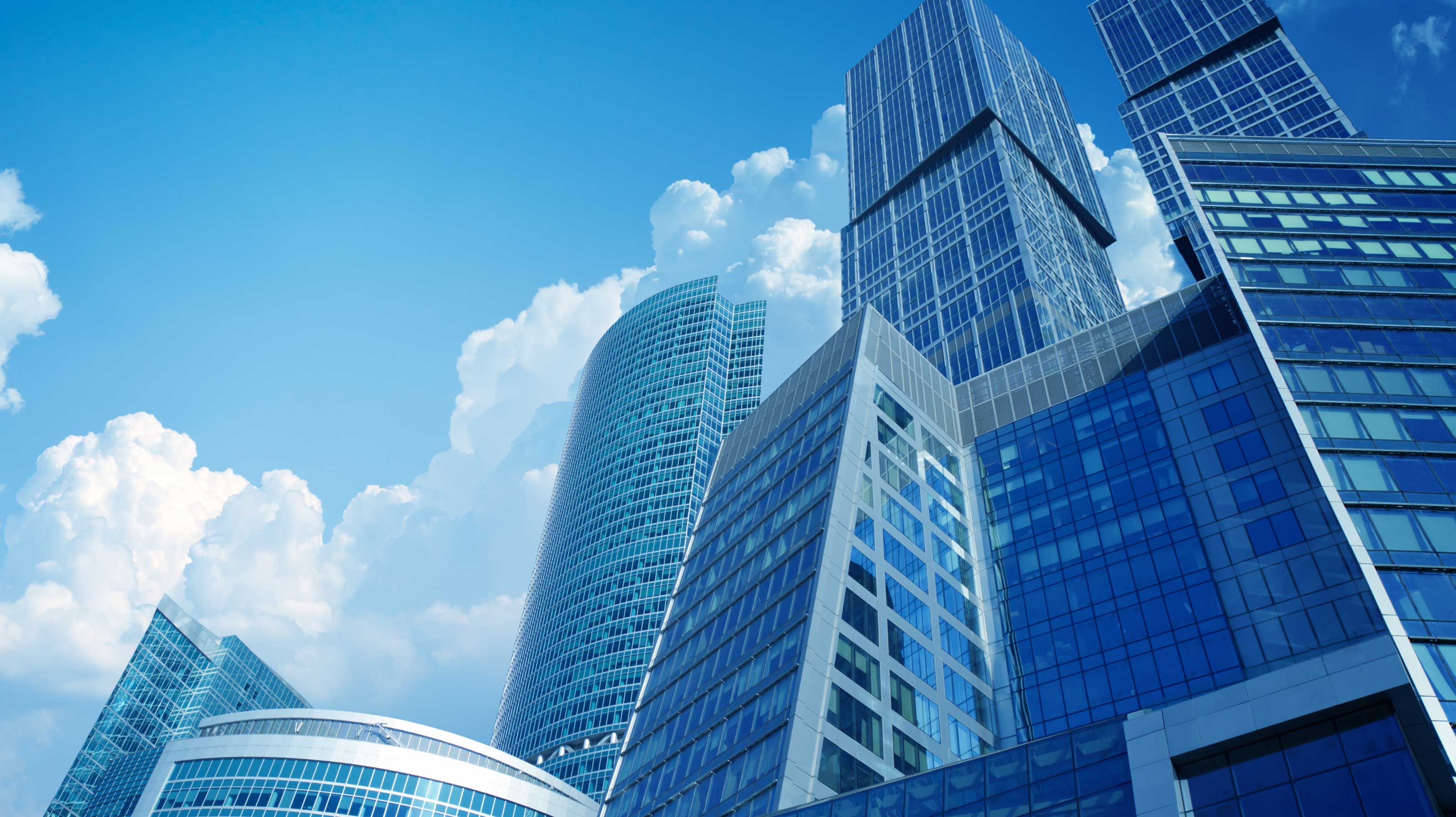 City buildings background image