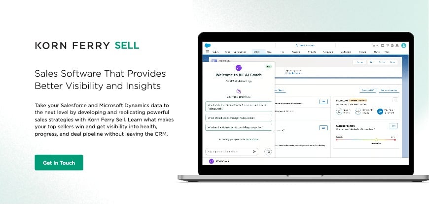 KF Sell Screenshot - CTA link: Contact page