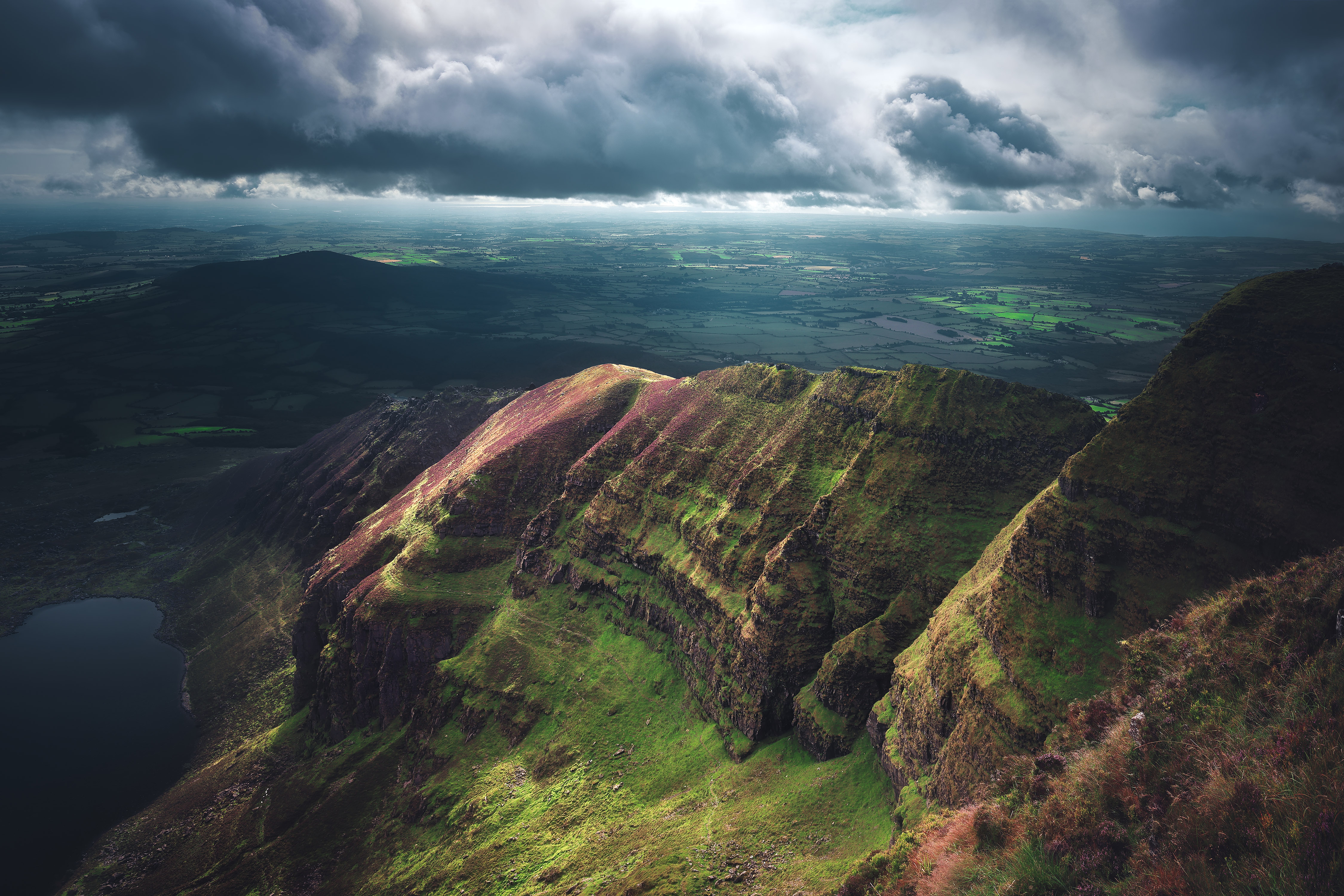 A landscape in Ireland.