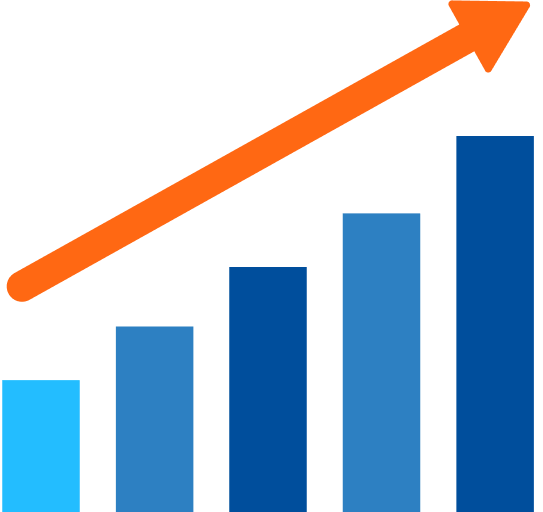 upward trend icon