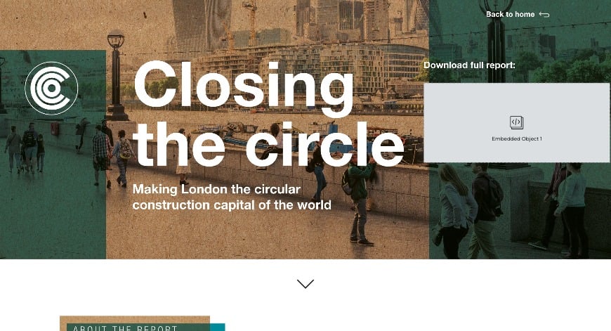 Circularity Report page
