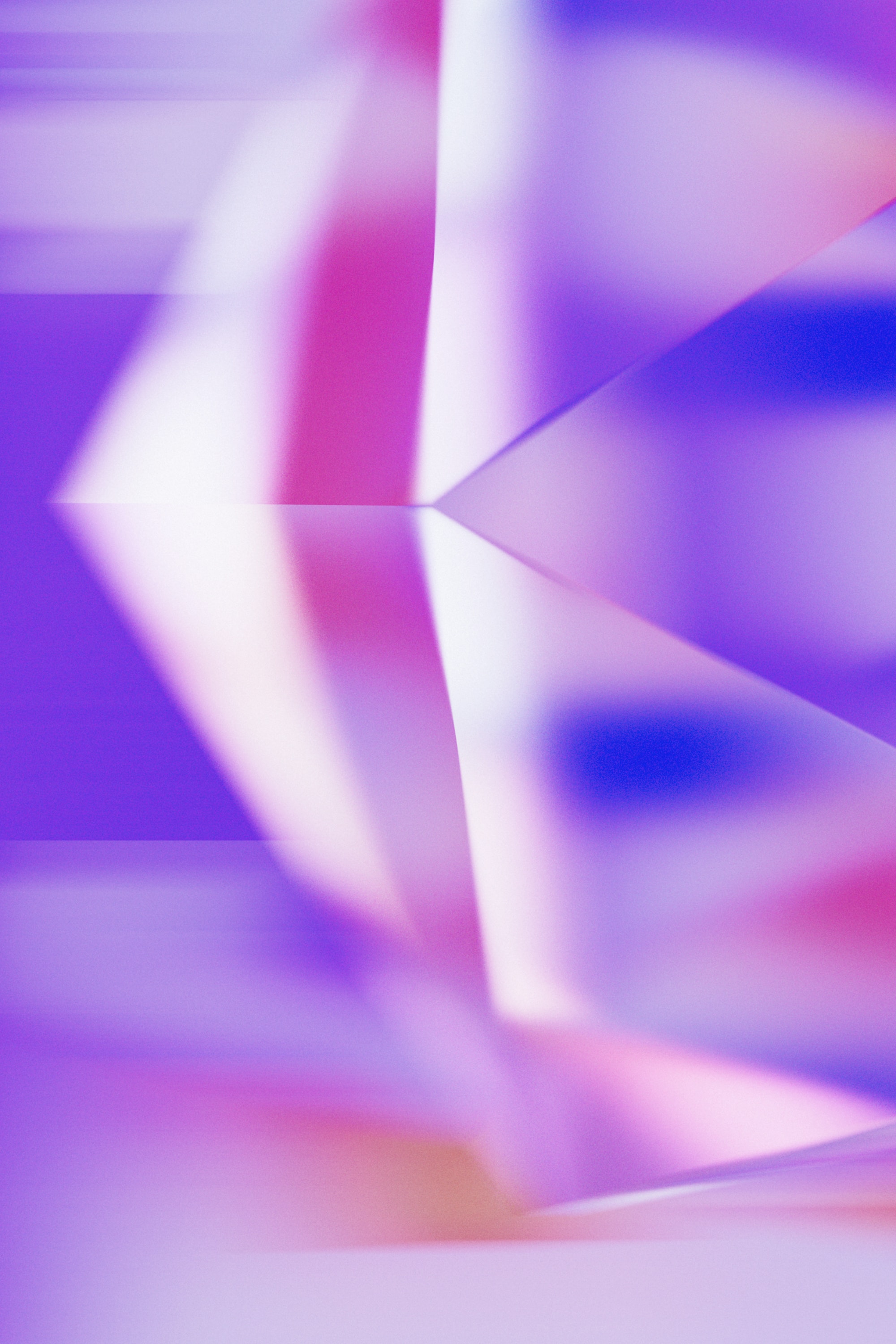 Purple, pink, white light refraction, abstract.