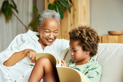 Image of a woman with her grandson