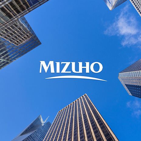 Mizuho logo with NYC background