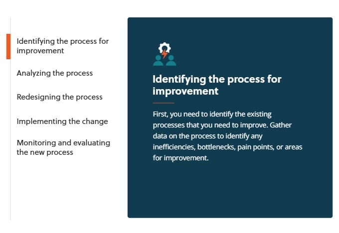 Why a process improvement strategy is a valuable