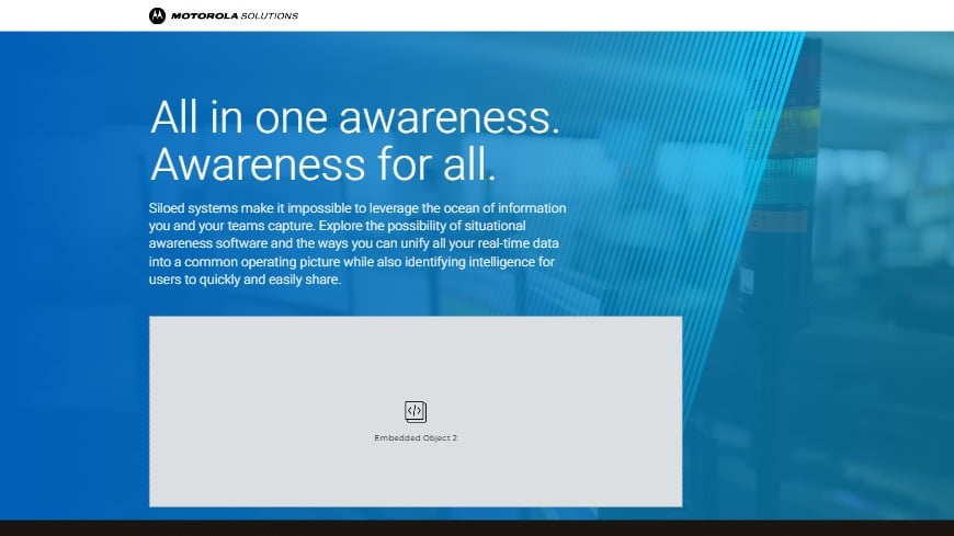 Motorola Solutions | CommandCentral Aware Situational Awareness ...
